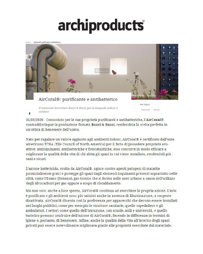 Archiproduct - 31/3/2020