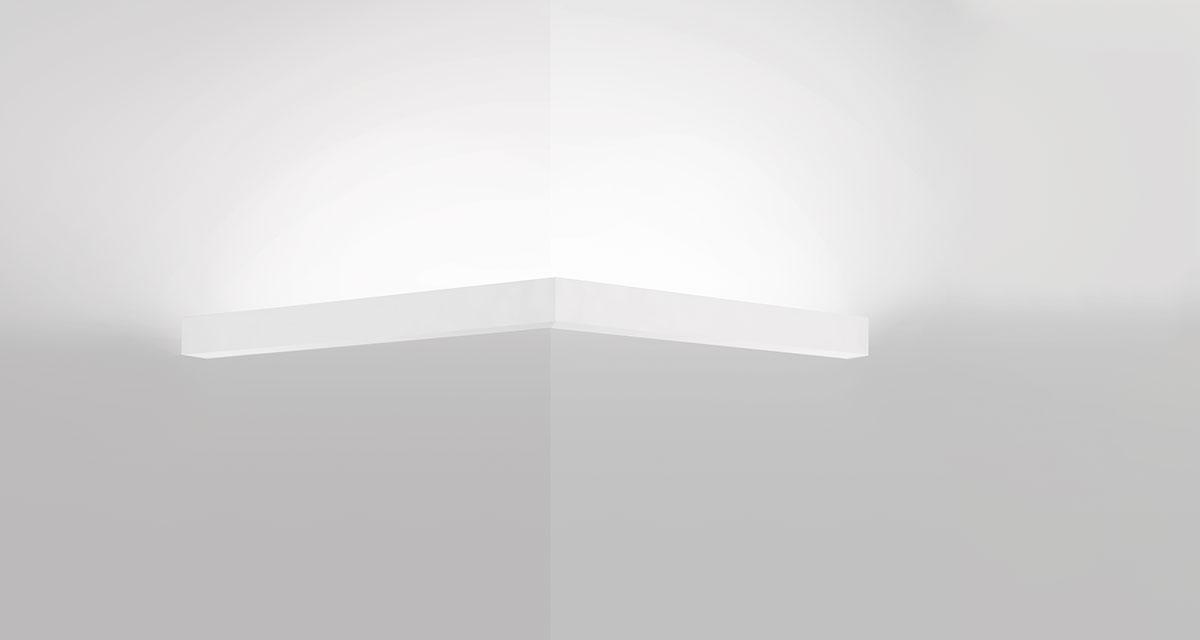 LINEA 5 | Modular wall frame, 75 mm blade of indirect light