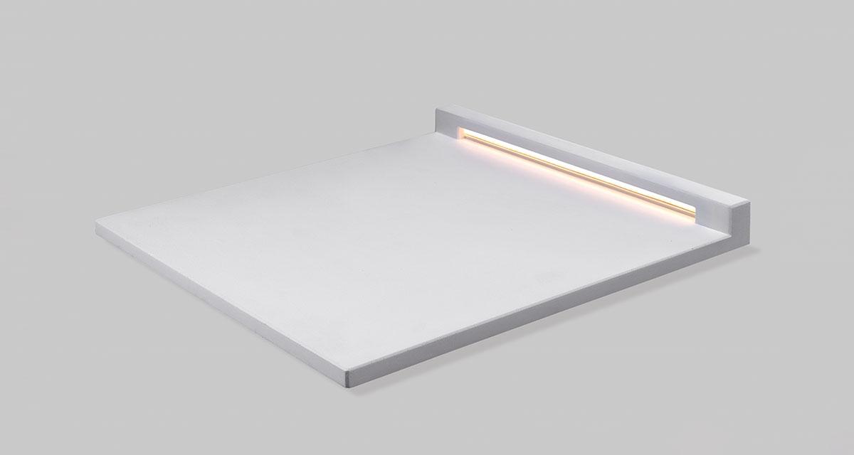 UNDERLINE | 500 x 500 x h 40 mm (19.68” x 19.68” x 1.57”) inground walkable luminaire 