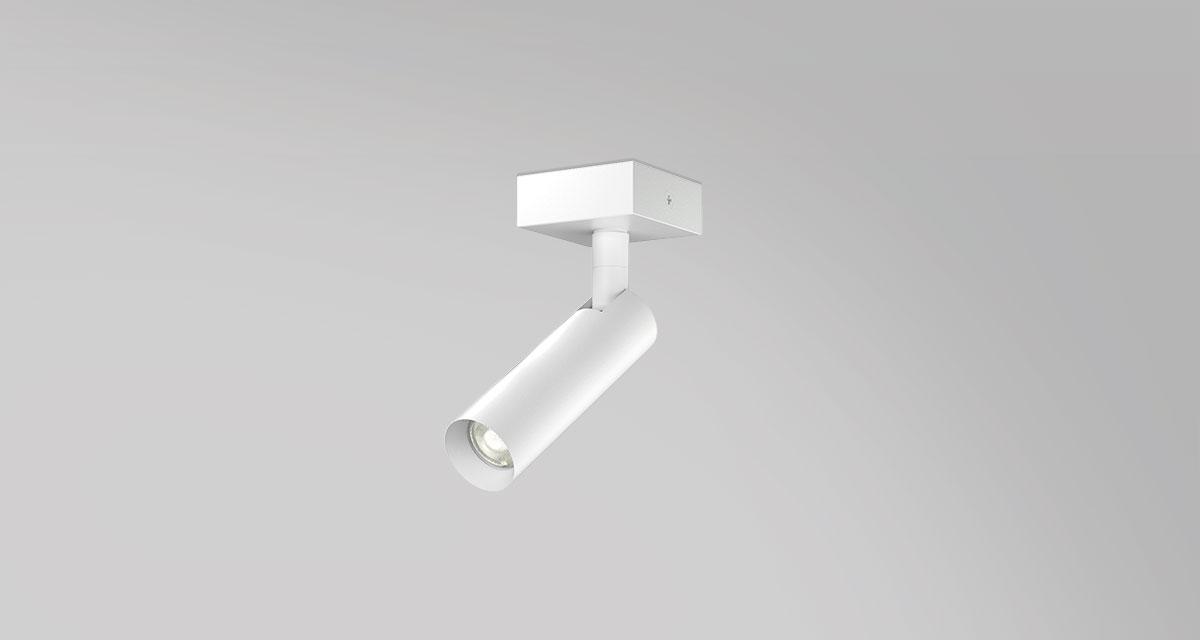 Z1 | Apparecchio a soffitto con proiettore miniaturizzato di soli Ø 23 mm e orientabile a 360°