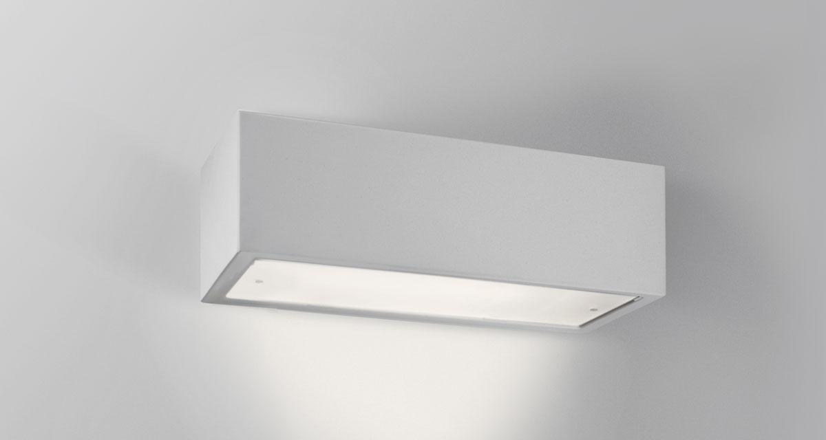 PIPEDINO DIRECT | 250 mm wall luminaire, frosted glass and direct light