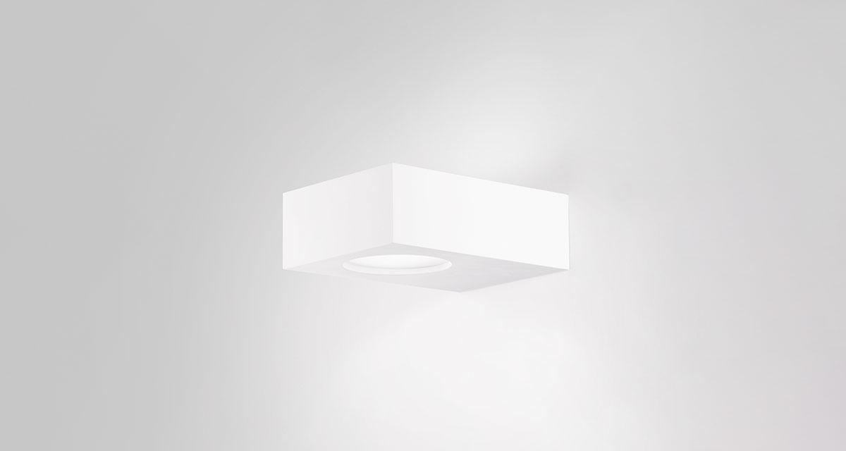 LIGHT BOX | Proiettore da parete da 420 mm, mono o biemissione, luce diretta e indiretta